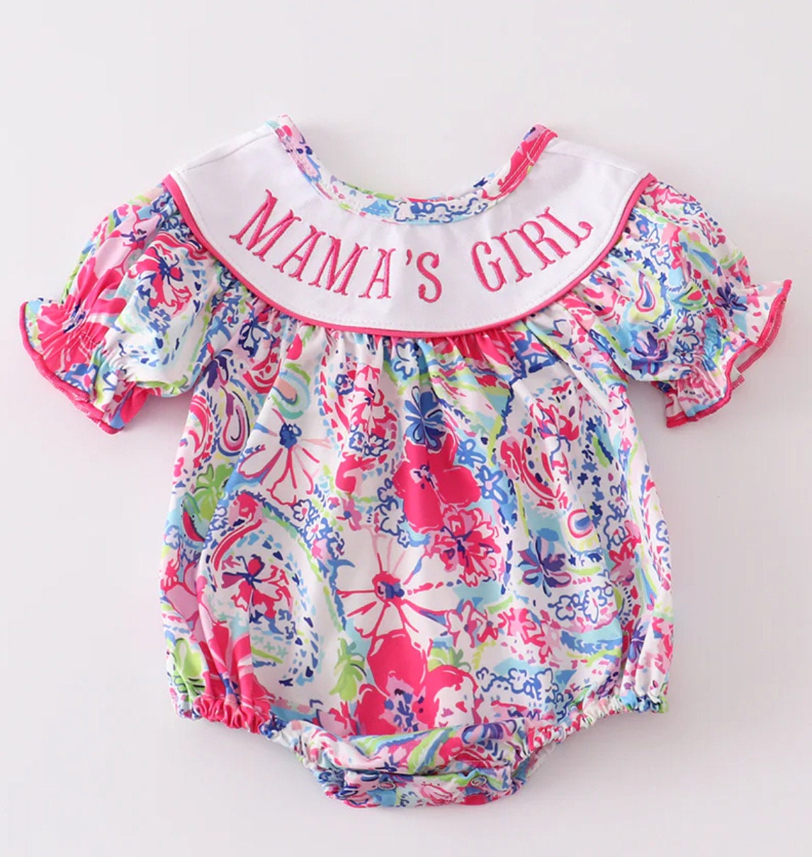 Boutique Mama's Girl Tropical Bubble Outfit