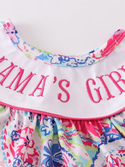 Boutique Mama's Girl Tropical Bubble Outfit