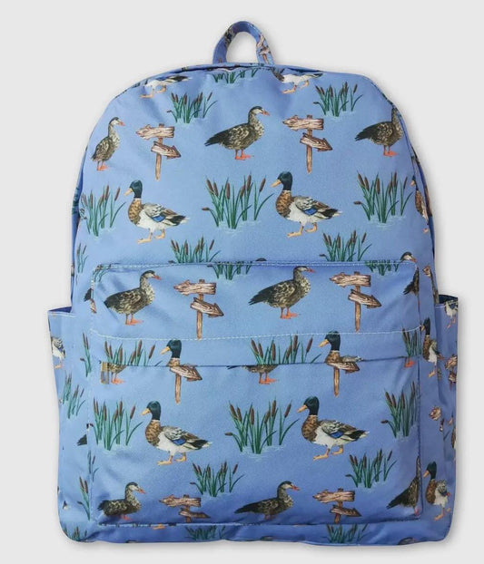 Boy’s Mallard Duck Bookbag, Diaper Bag